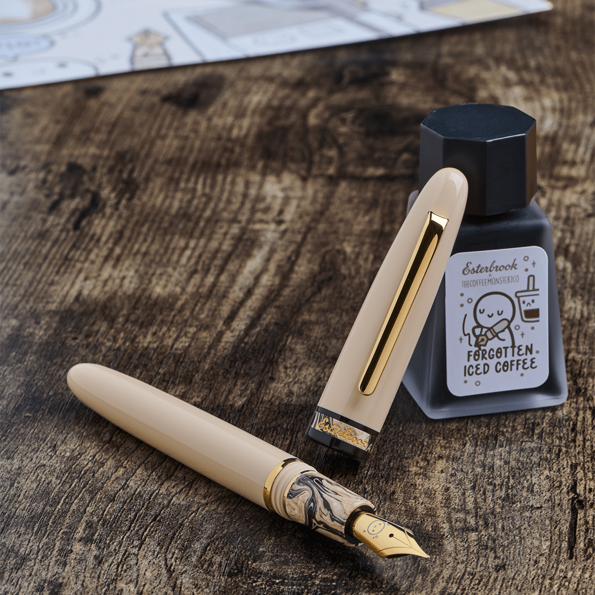 Esterbrook x TCMC Estie Fountain Pen - TheCoffeeMonsterzCo - Pen Boutique Ltd