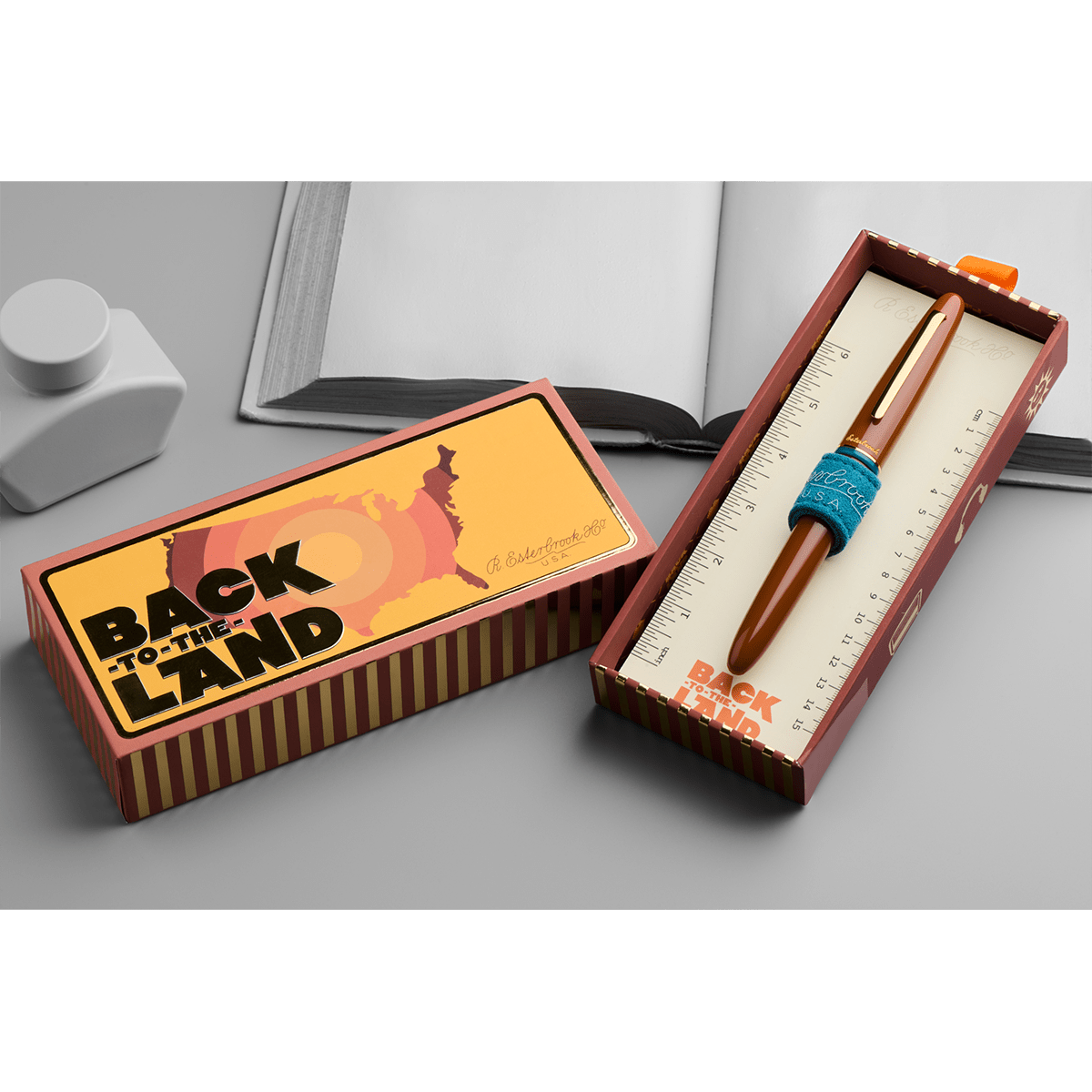Esterbrook Estie Piston Filler Fountain Pen - Back to the Lands Incredible Rock - Gold Trim (Seasonal) - Pen Boutique Ltd
