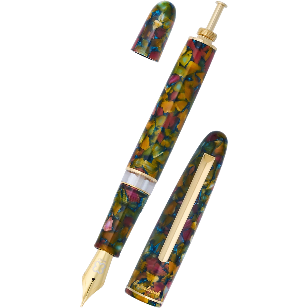 Esterbrook Estie Piston Filler Fountain Pen - Botanical Gardens - Gold Trim - Pen Boutique Ltd