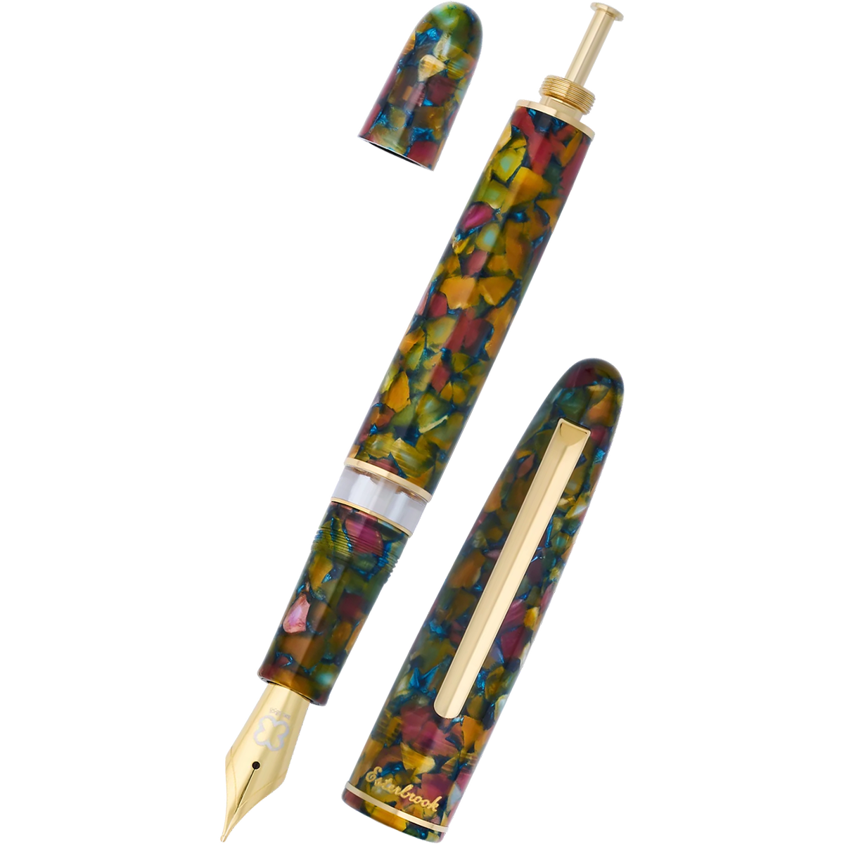 Esterbrook Estie Piston Filler Fountain Pen - Botanical Gardens - Gold Trim - Pen Boutique Ltd