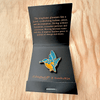 Esterbrook x BUNGUBOX Lapel Pin - The Kachofugetsu Kingfisher - Pen Boutique Ltd