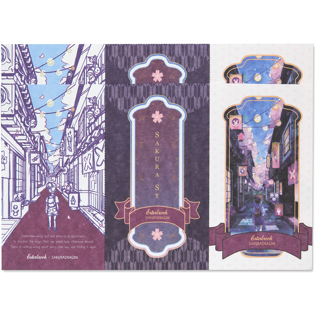 Esterbrook x Sakura Dragon Post Cards - Sakura Street-Pen Boutique Ltd