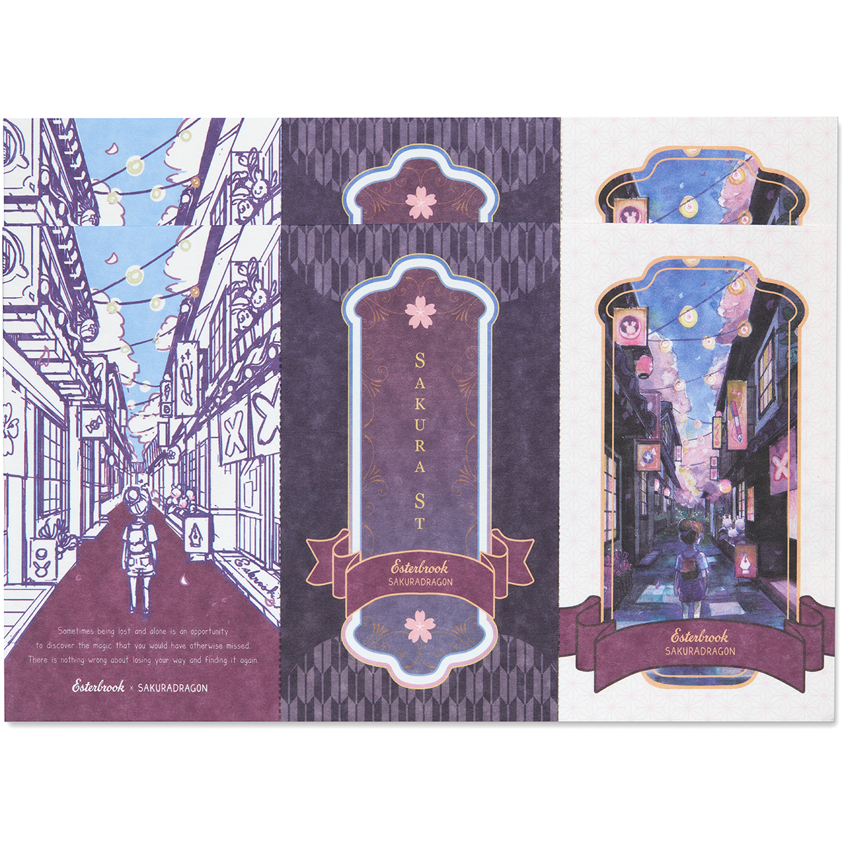 Esterbrook x Sakura Dragon Post Cards - Sakura Street-Pen Boutique Ltd
