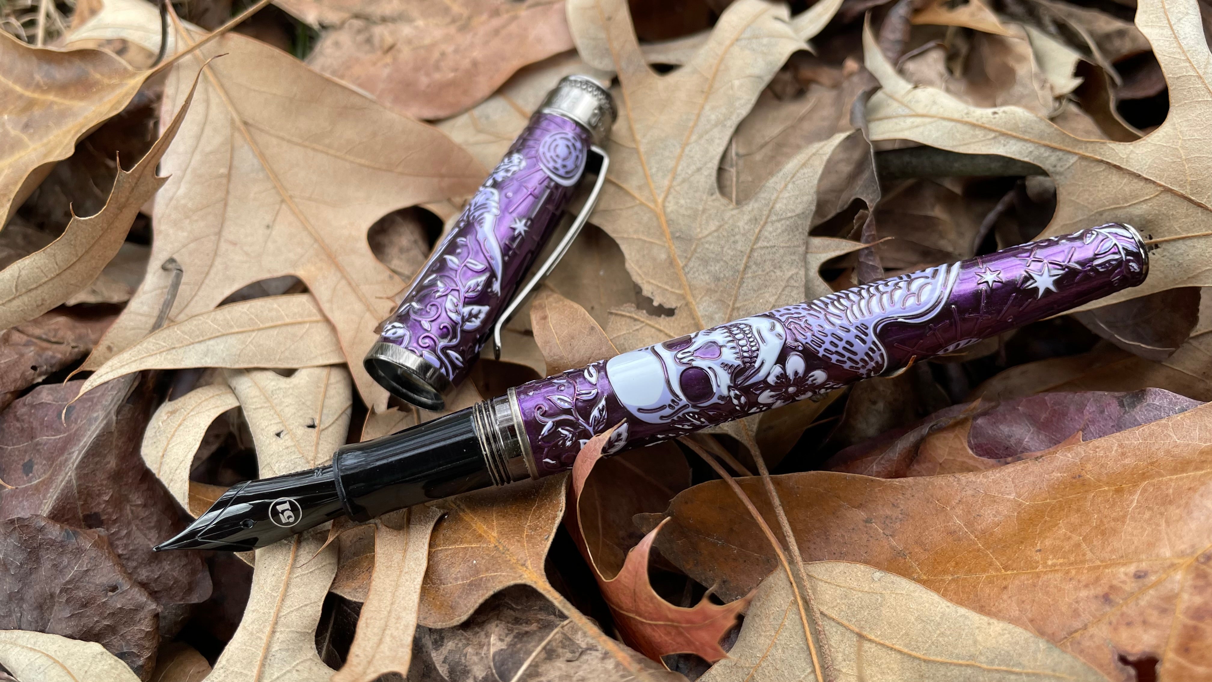 Retro 51 Tornado x Pen Boutique Exclusive Fountain Pen - Raven 3 - 2024 Edition - Pen Boutique Ltd