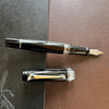 On Sale: Aurora Optima Fountain Pen - Black - Chrome Trim-Pen Boutique Ltd