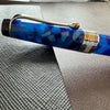Aurora Optima Auroloide Fountain Pen - Blue - Silver Trim - Pen Boutique Ltd