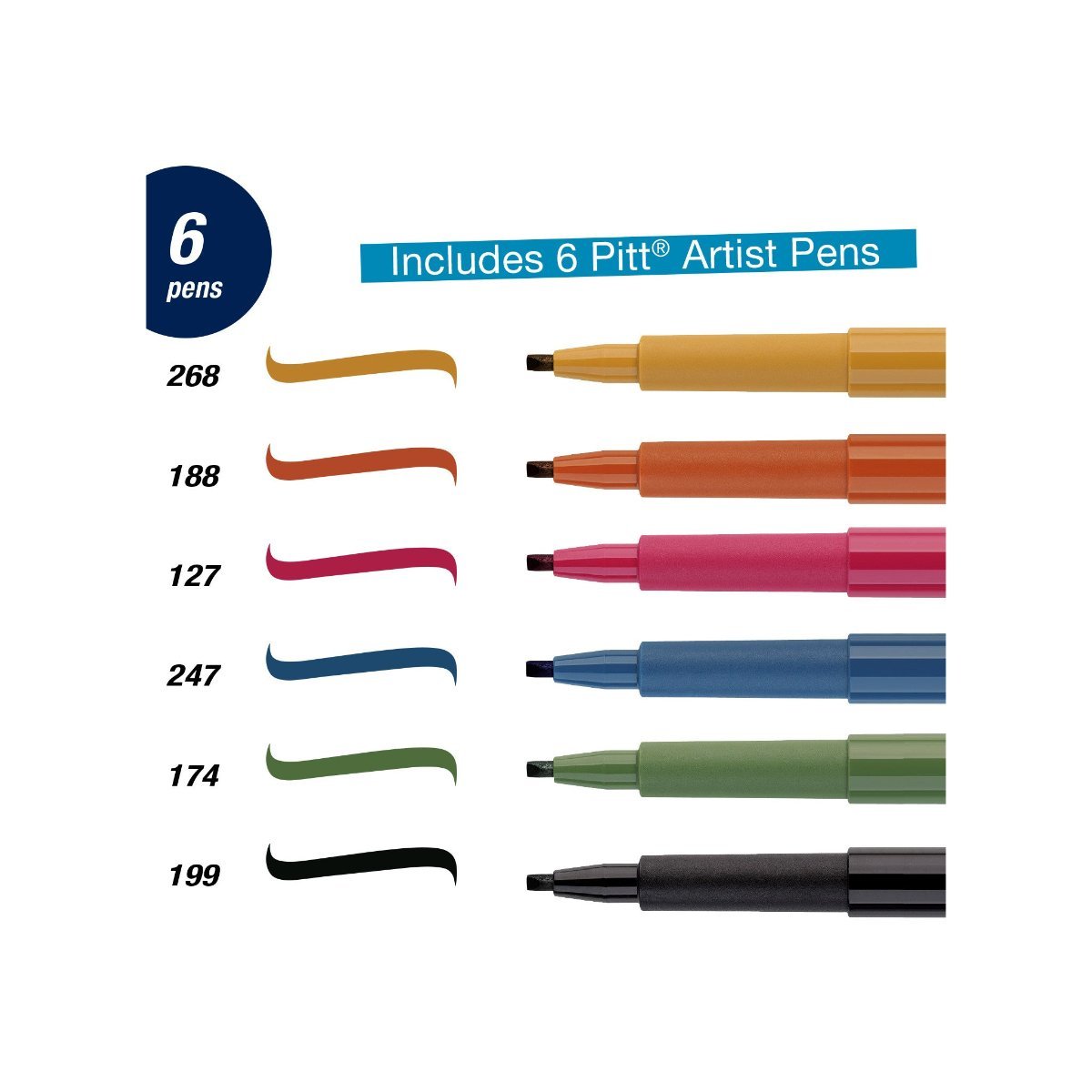 Faber - Castell Pitt Artist Pen - Multicolor - Pen Boutique Ltd