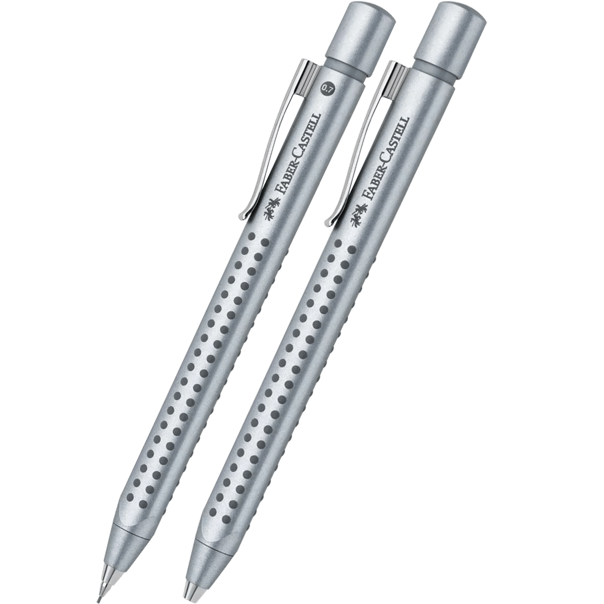 Faber - Castell Grip Gift Set - Silver - Pen Boutique Ltd