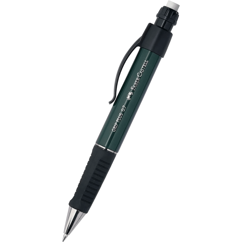 Faber - Castell Grip Plus Mechanical Pencil - 1307 Metallic Green - 0.7mm - Pen Boutique Ltd