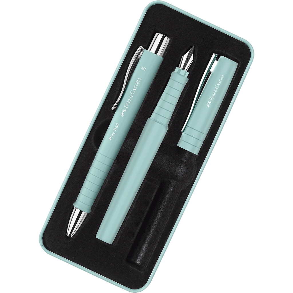 Faber - Castell Poly Gift Set - Caribic Blue - Pen Boutique Ltd