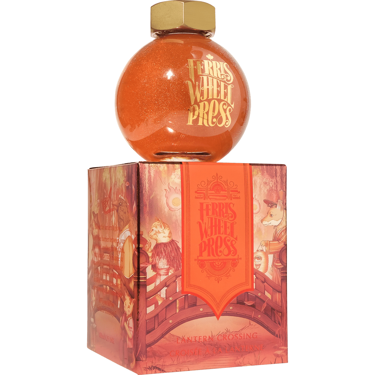 Ferris Wheel Press Ferritales Bestiary Ink Bottle - Lantern Crossing - 38ml - Pen Boutique Ltd