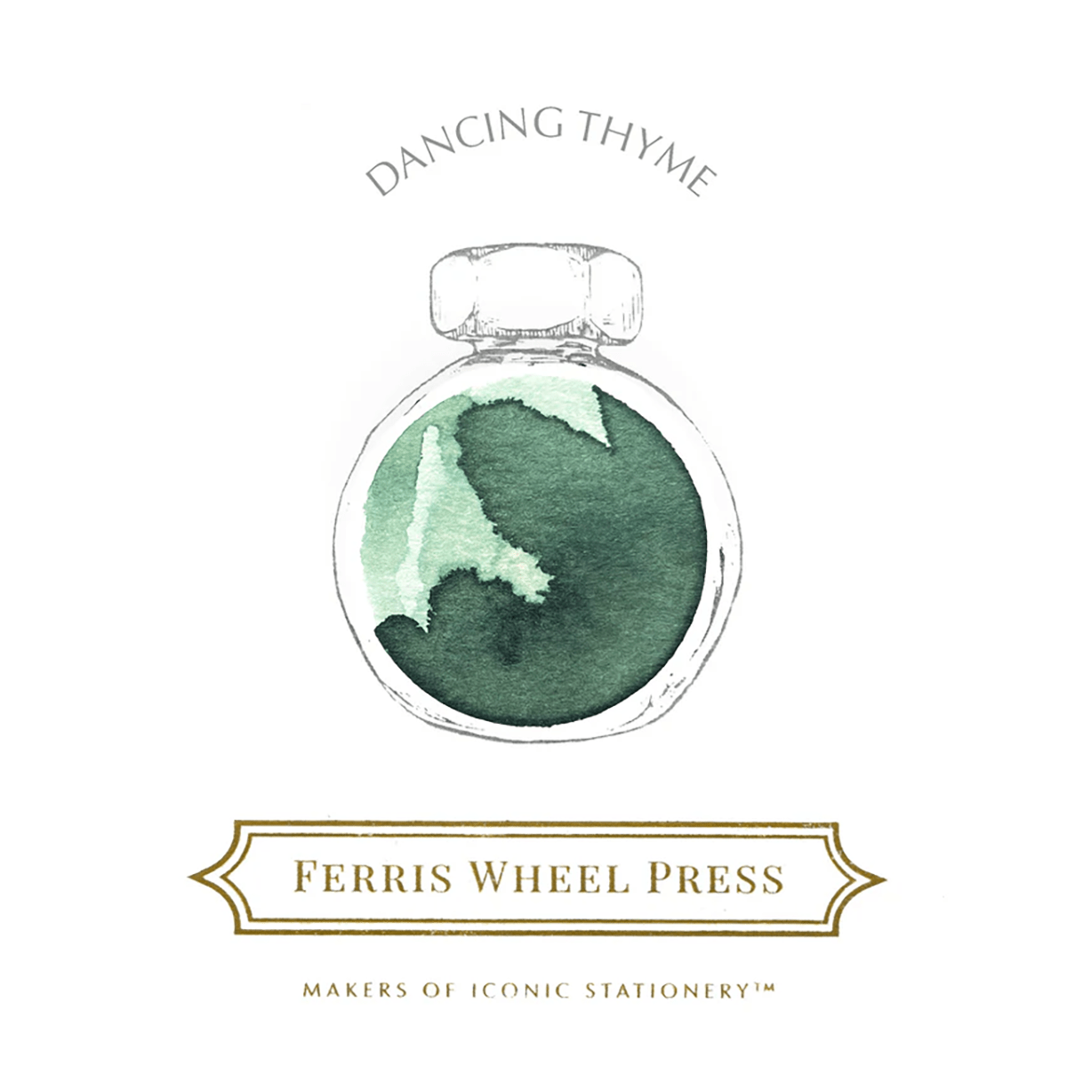 Ferris Wheel Press Ink Bottle - Dancing Thyme  - 38ml - Pen Boutique Ltd
