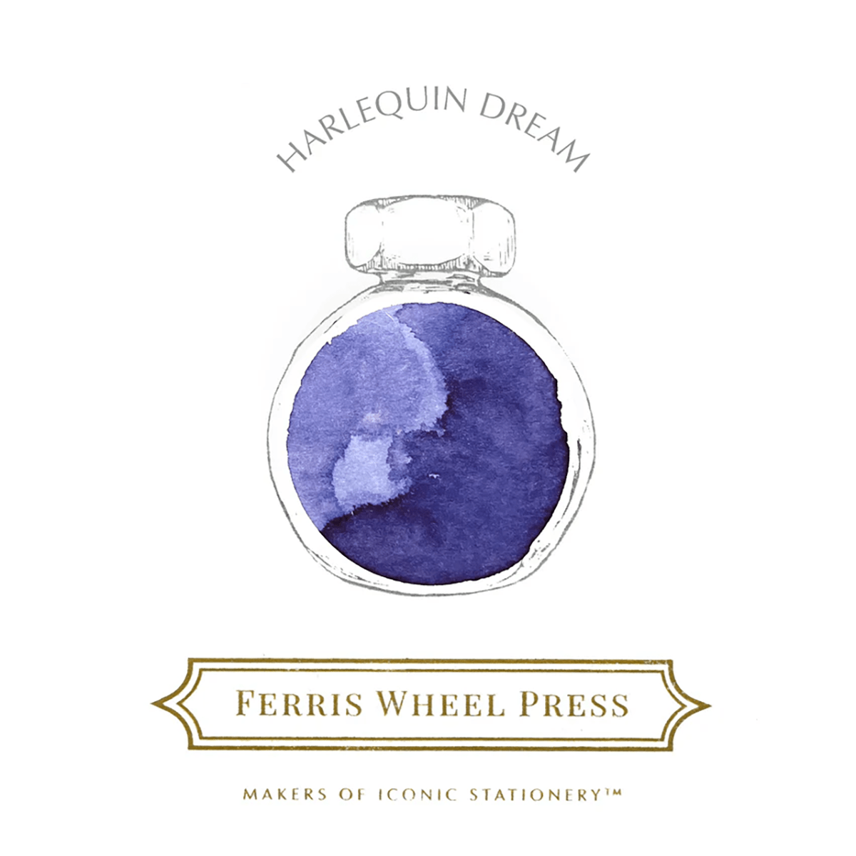 Ferris Wheel Press Ink Bottle - Harlequin Dream - 38ml - Pen Boutique Ltd