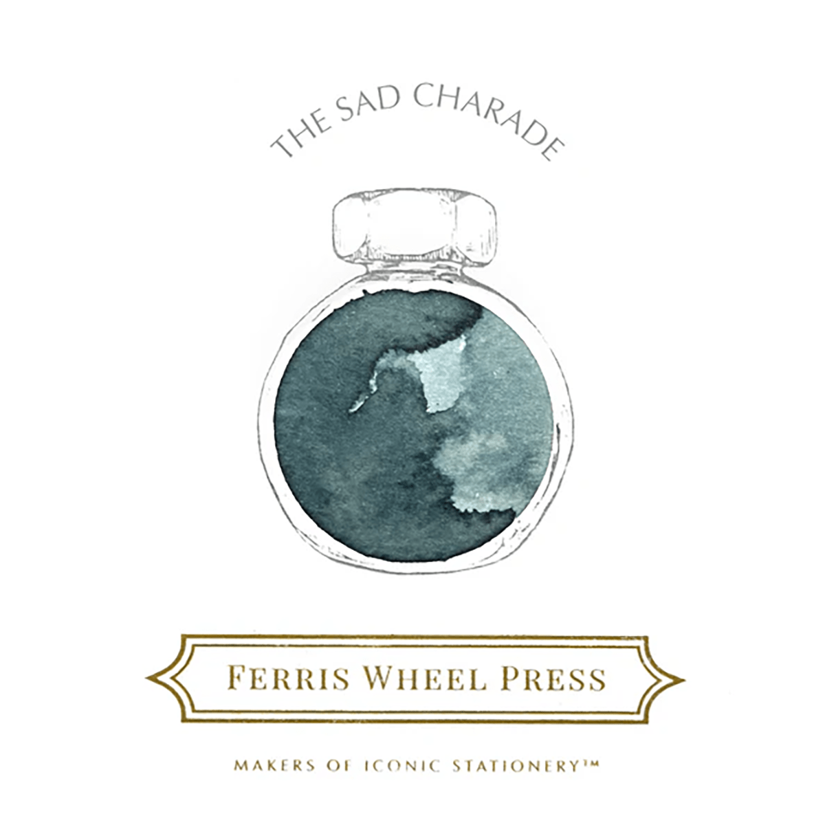 Ferris Wheel Press Ink Bottle - The Sad Charade  - 38ml - Pen Boutique Ltd