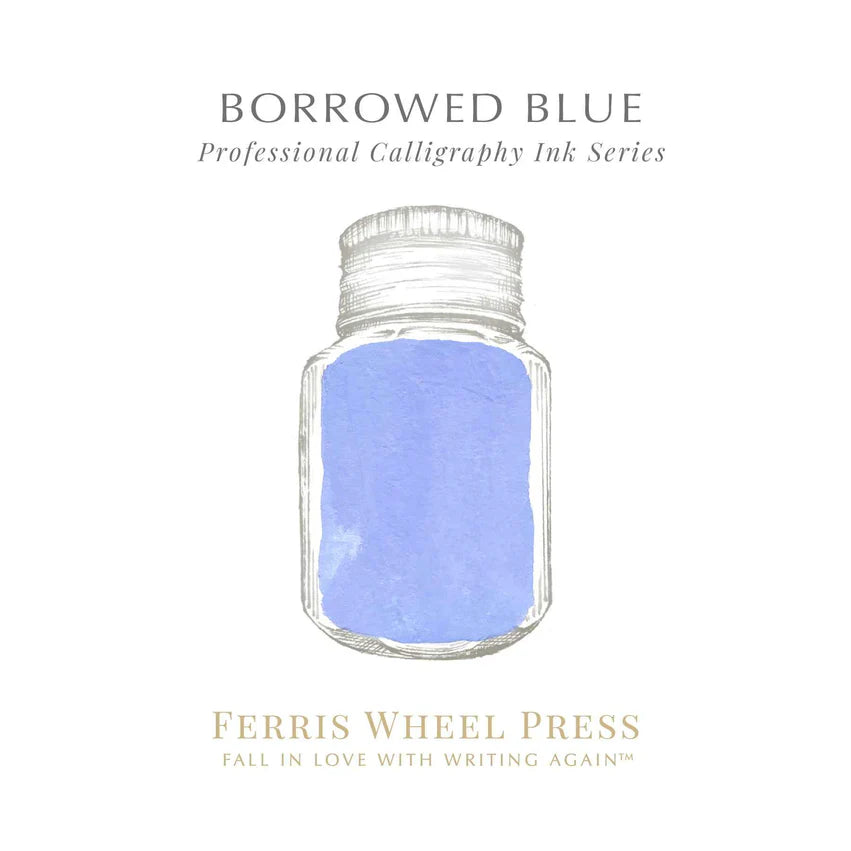Ferris Wheel Press 28ml Calligraphy Ink - Borrowed Blue-Pen Boutique Ltd