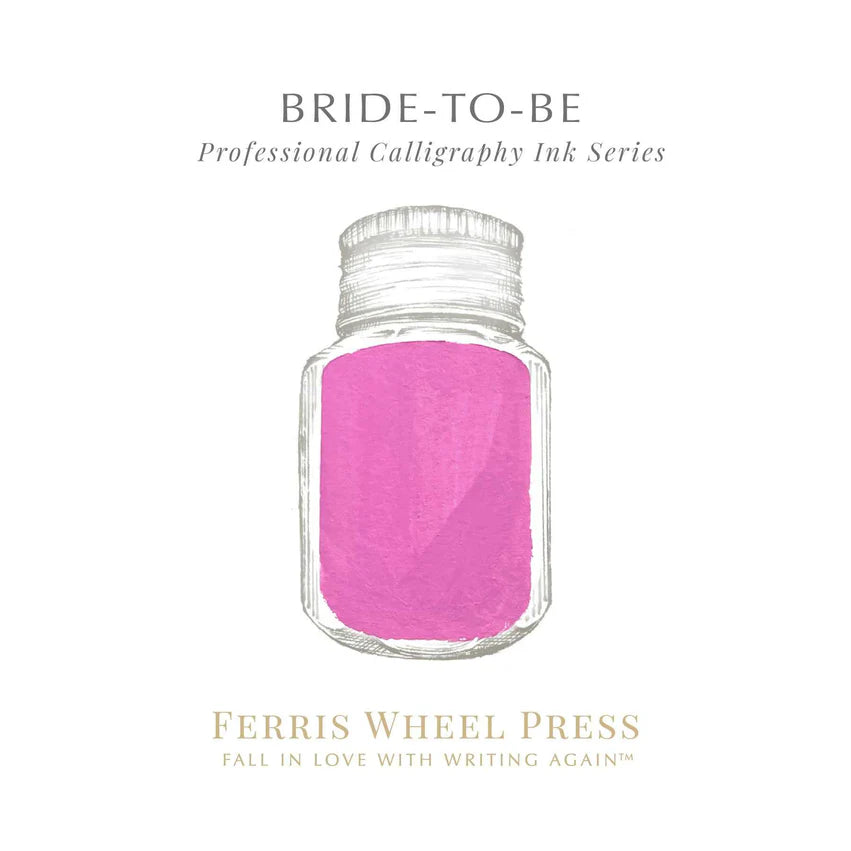 Ferris Wheel Press 28ml Calligraphy Ink - Bride to Be-Pen Boutique Ltd