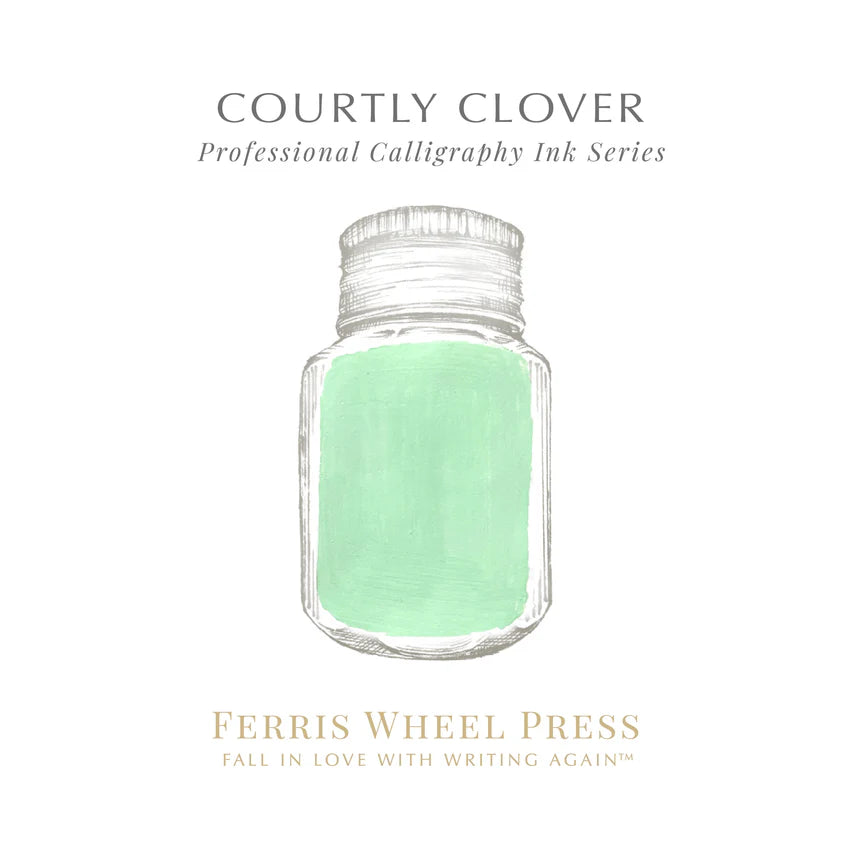 Ferris Wheel Press 28ml Calligraphy Ink - Courtley Clover-Pen Boutique Ltd