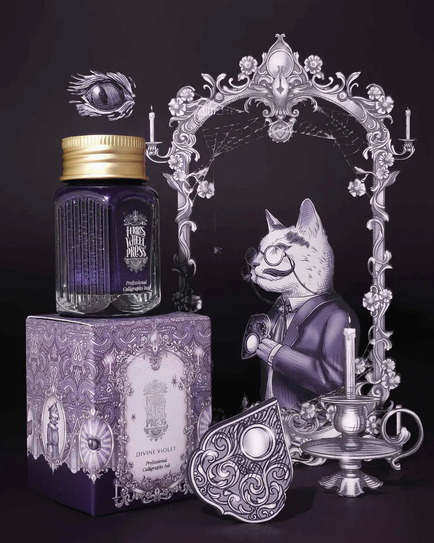 Ferris Wheel Press 28ml Calligraphy Ink - Divine Violet-Pen Boutique Ltd