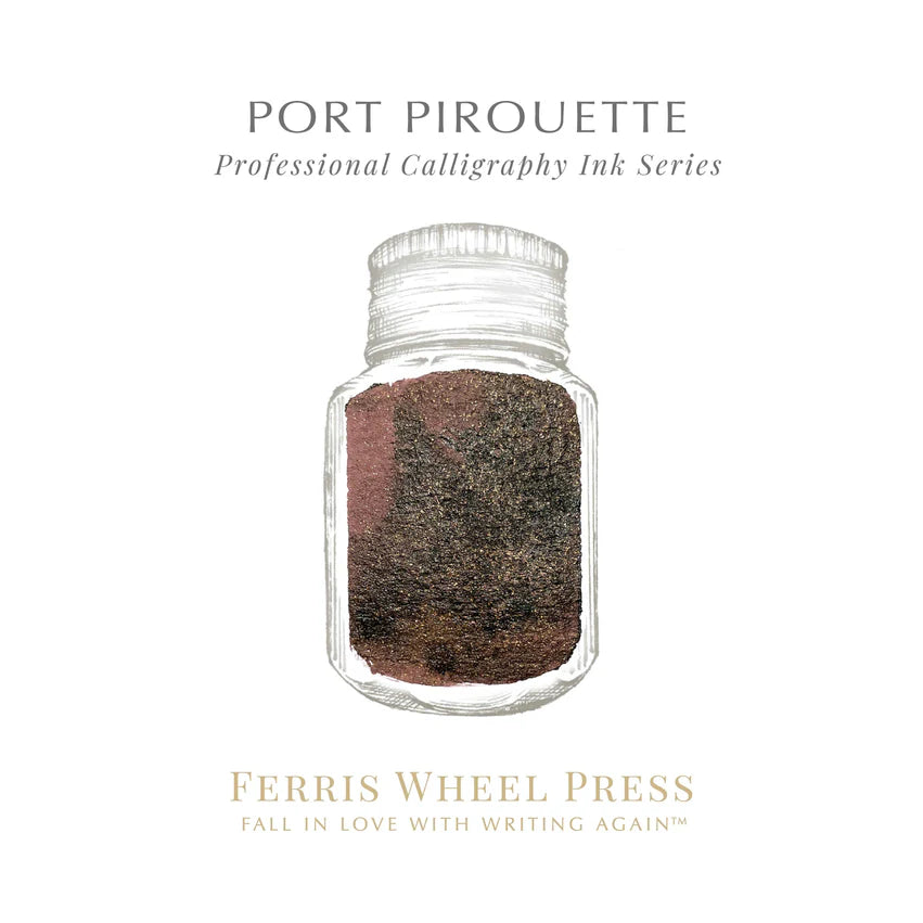 Ferris Wheel Press 28ml Calligraphy Ink - Port Pirouette-Pen Boutique Ltd
