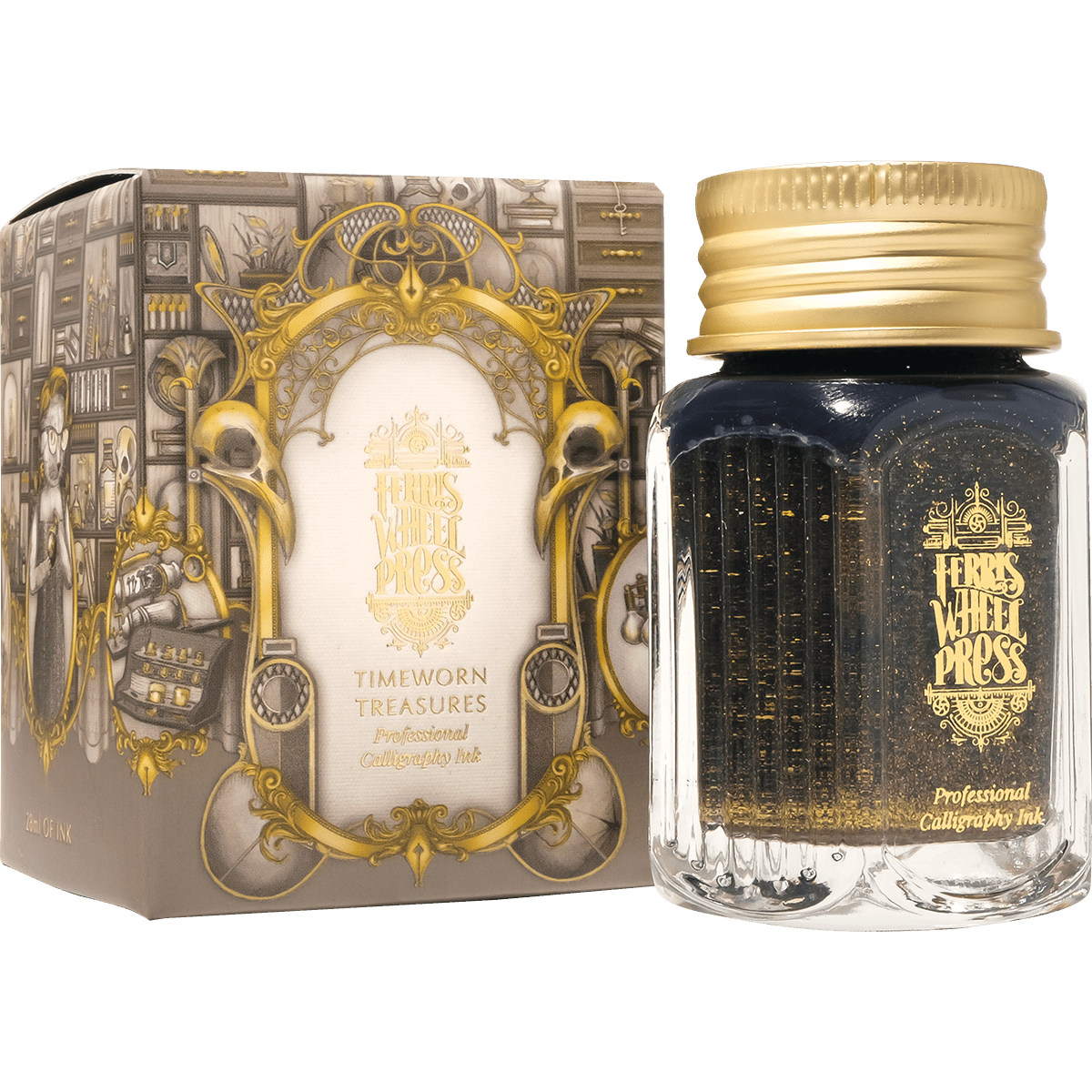Ferris Wheel Press Calligraphy Ink Bottle - Timeworn Treasures - 28ml - Pen Boutique Ltd