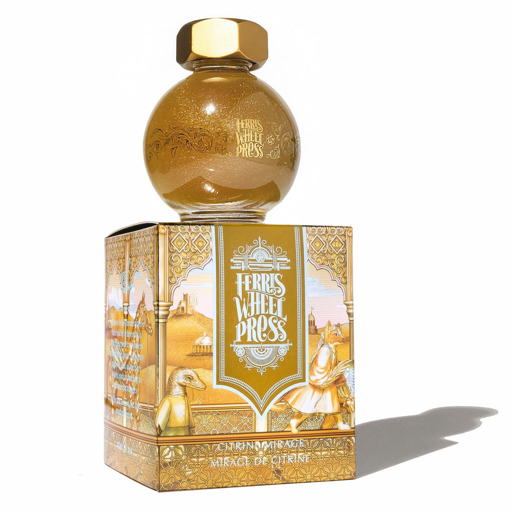 Ferris Wheel Press FerriTales Bestiary Ink Bottle - Citrine Mirage - 20ml - Pen Boutique Ltd