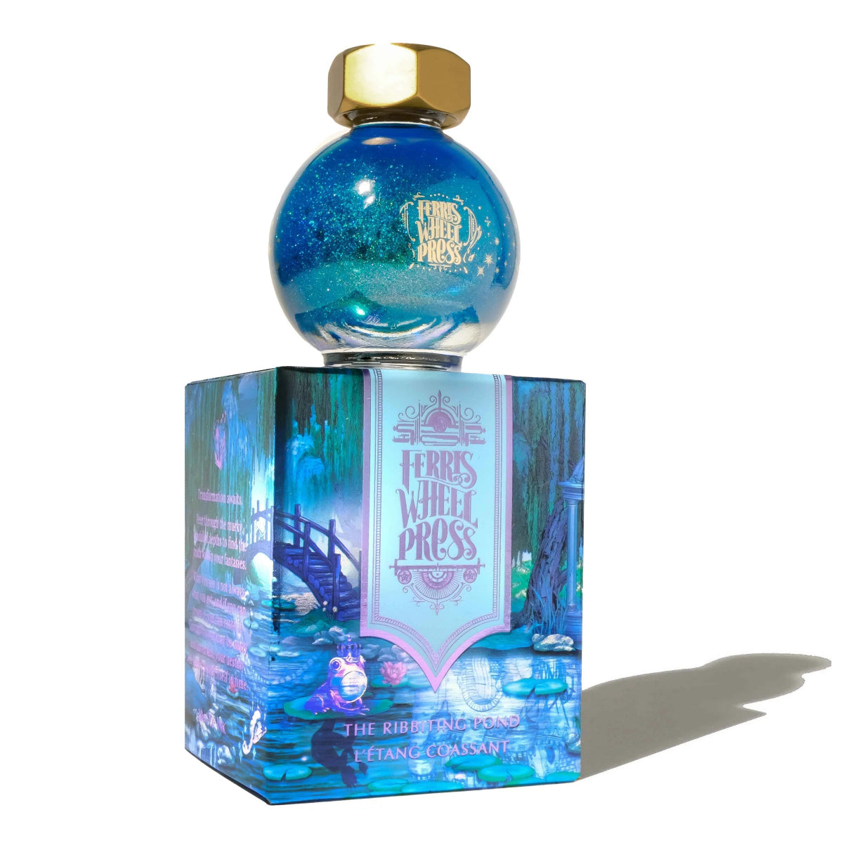 Ferris Wheel Press FerriTales Ink Bottle - The Ribbiting Pond - 20ml-Pen Boutique Ltd