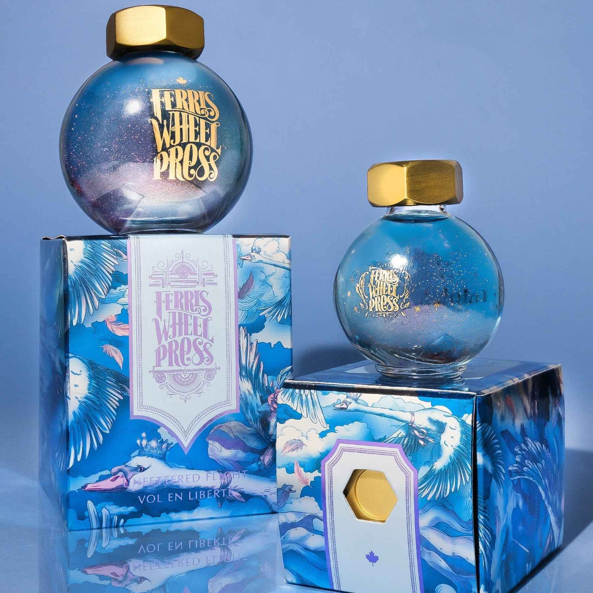 Ferris Wheel Press FerriTales Ink Bottle - Unfettered Flight - 20ml-Pen Boutique Ltd
