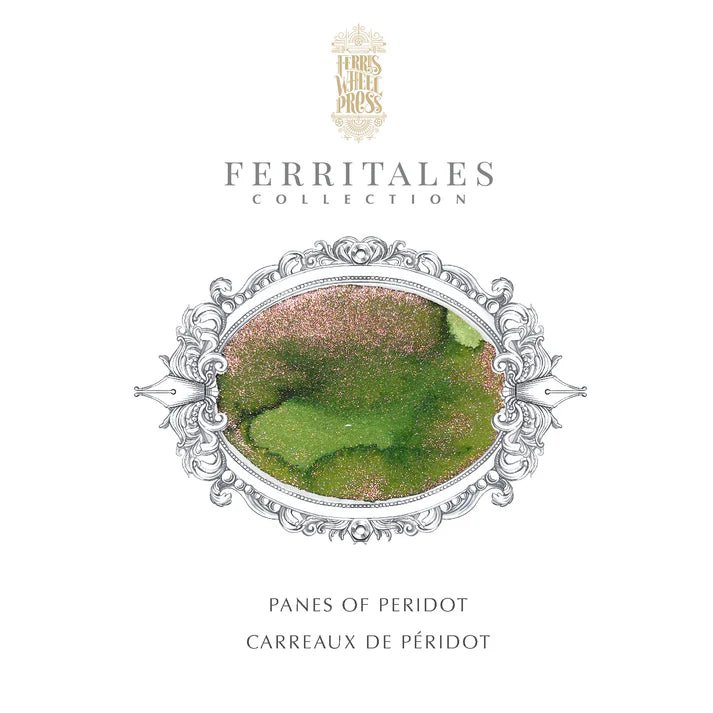 Ferris Wheel Press FerriTales The Book of Knights Ink Bottle - Panes of Peridot - 85ml - Pen Boutique Ltd