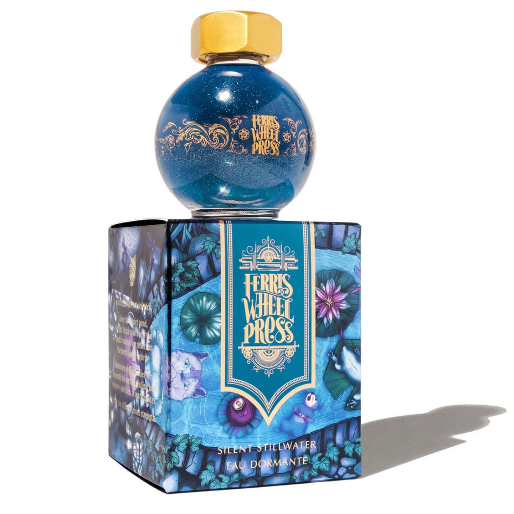 Ferris Wheel Press FerriTales The Book of Knights Ink Bottle - Silent Stillwater - 85ml - Pen Boutique Ltd