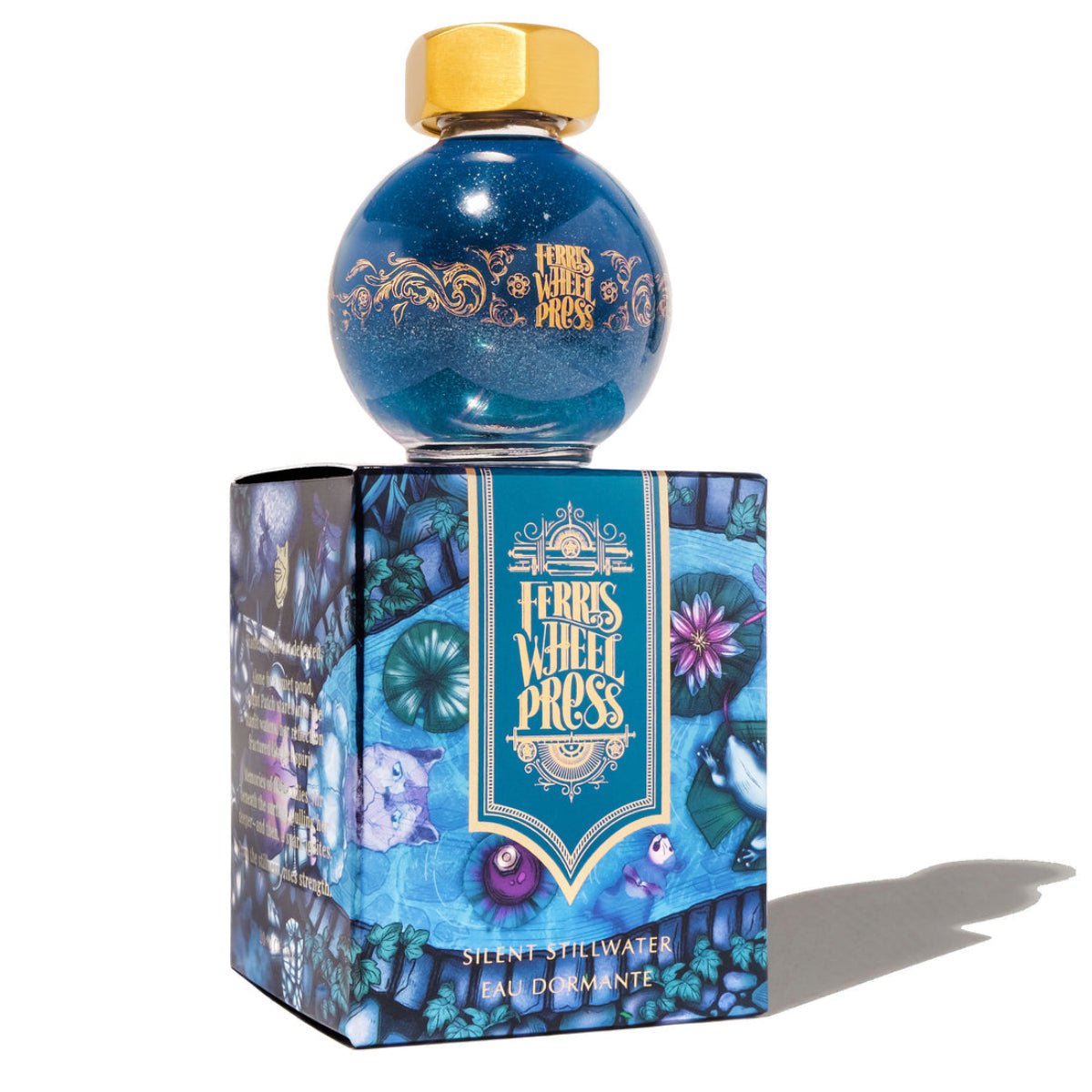Ferris Wheel Press FerriTales The Book of Knights Ink Bottle - Silent Stillwater - 85ml - Pen Boutique Ltd
