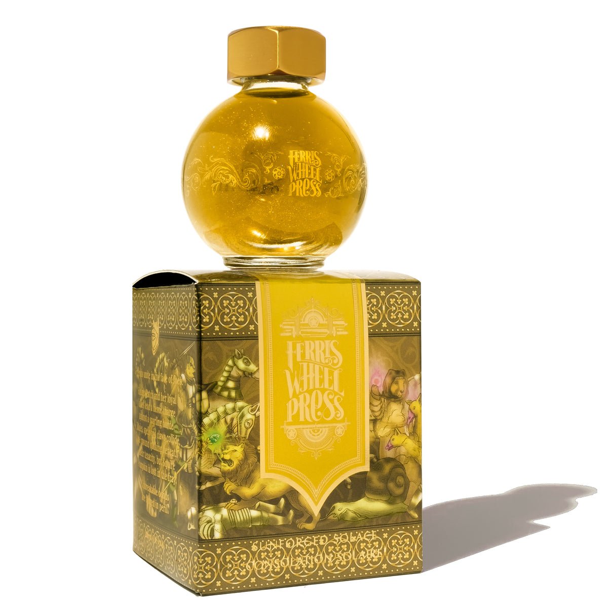 Ferris Wheel Press FerriTales The Book of Knights Ink Bottle - Sunforged Solace - 20ml - Pen Boutique Ltd