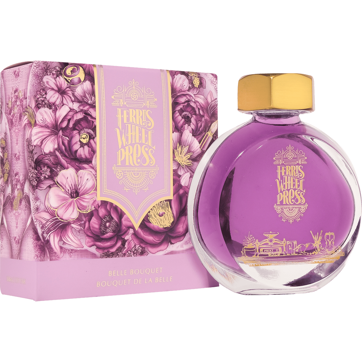 Ferris Wheel Press Ink Bottle - Belle Bouquet - 38ml - Pen Boutique Ltd