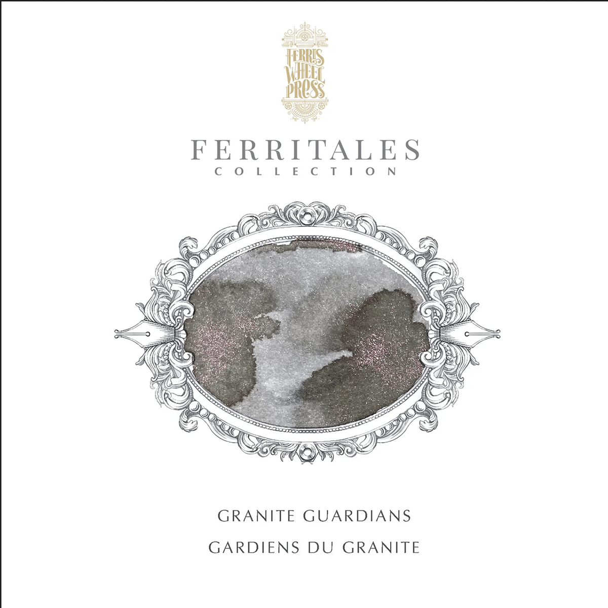 Ferris Wheel Press Ferritales Bestiary Ink Bottle - Granite Guardians - 20ml - Pen Boutique Ltd