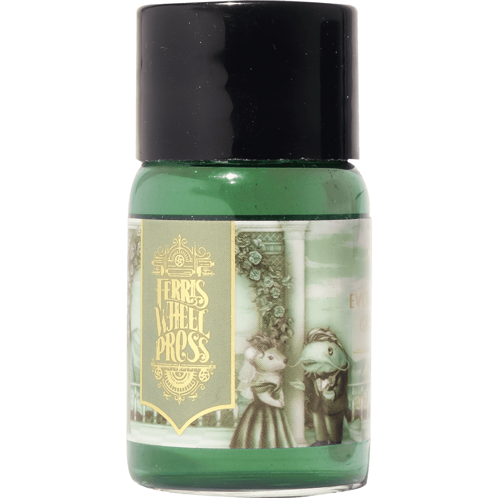 Ferris Wheel Press Ink Bottle - Evermore Green - 10ml - Pen Boutique Ltd