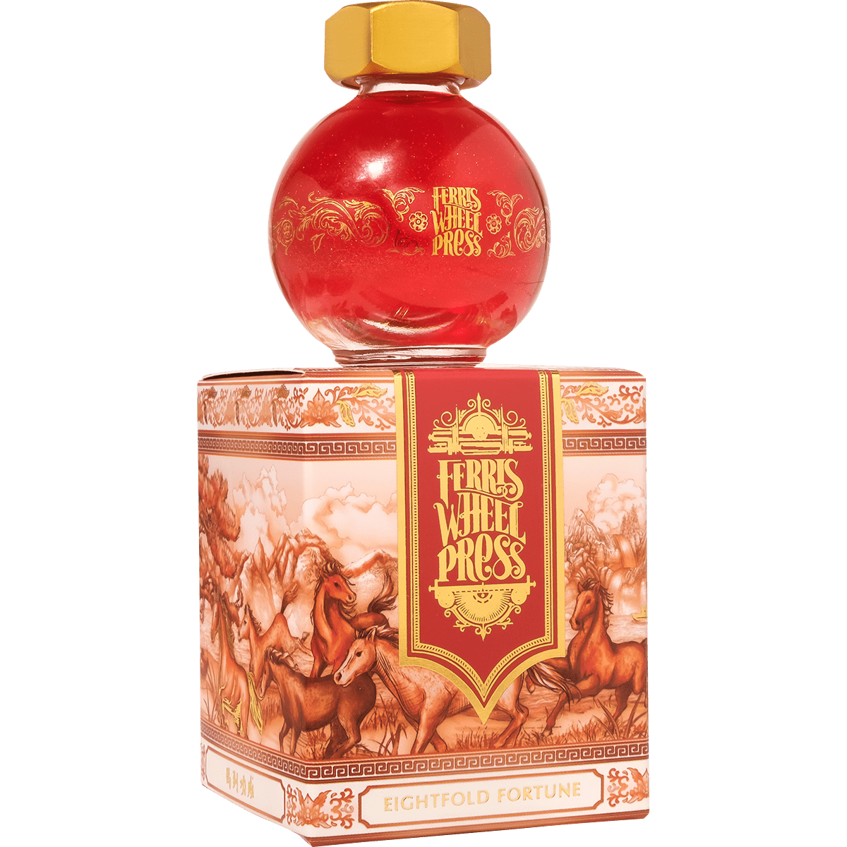 Ferris Wheel Press Ink Bottle - Fete Chinoise - 20ml (Lunar New Year) - Pen Boutique Ltd