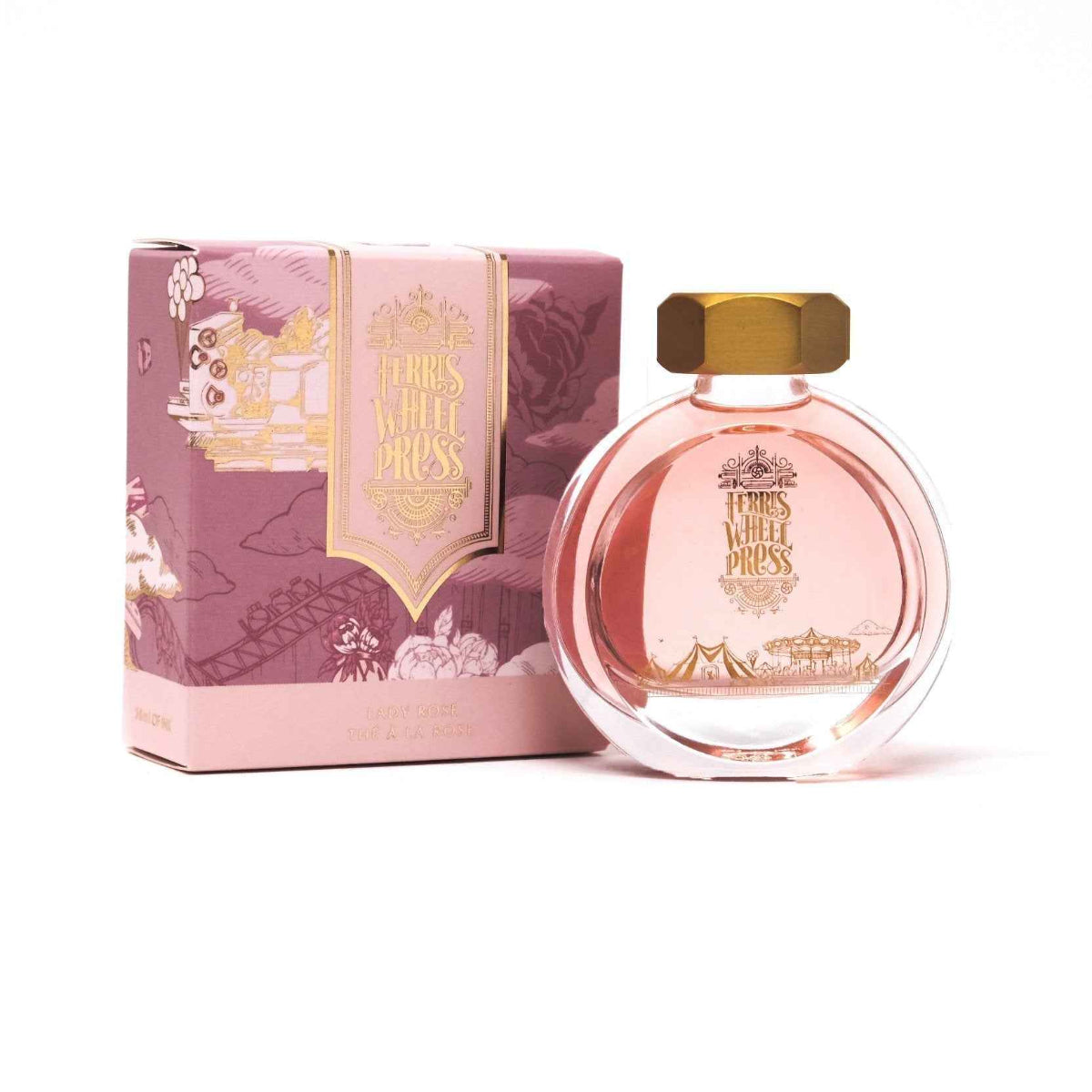 Ferris Wheel Press Ink Bottle - Lady Rose - 38ml-Pen Boutique Ltd