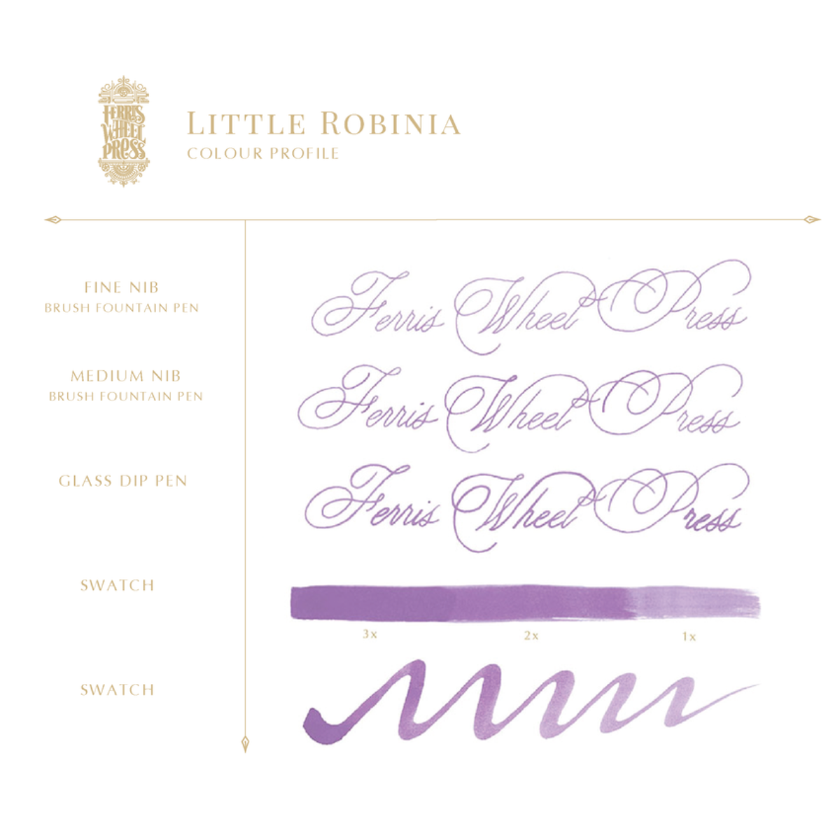 Ferris Wheel Press Ink Bottle - Little Robinia - 38ml-Pen Boutique Ltd