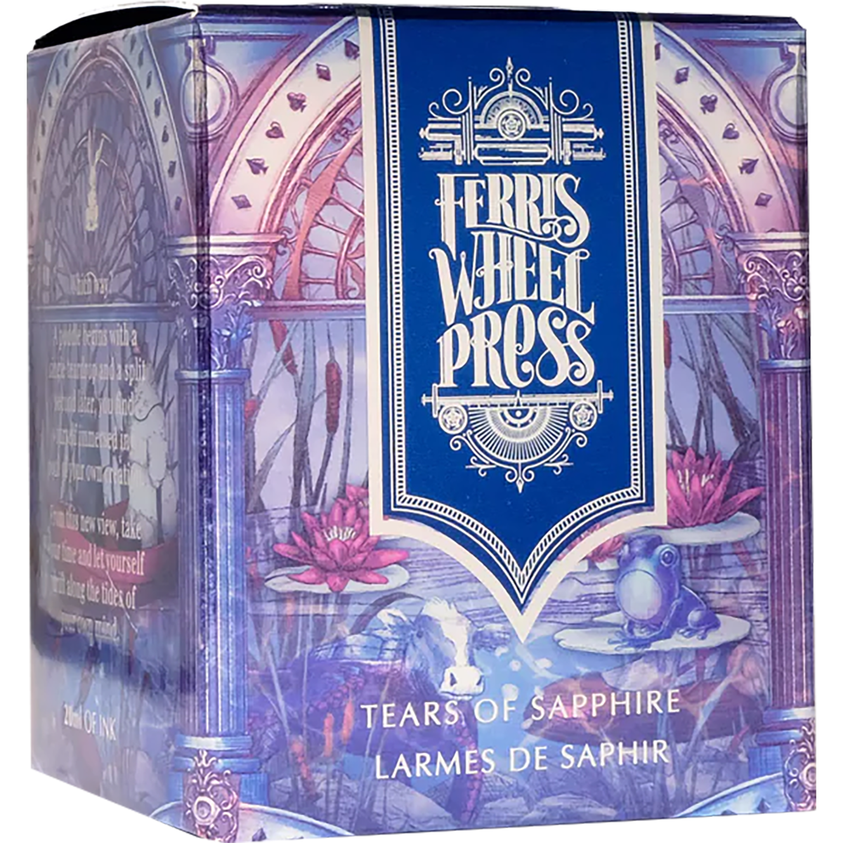 Ferris Wheel Press FerriTales Ink Bottle - Down the Rabbit Hole Tears of Sapphire - 20ml - Pen Boutique Ltd