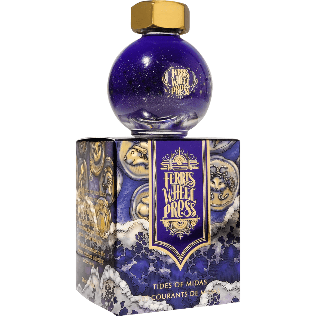 Ferris Wheel Press FerriTales Ink Bottle - King Midas Tides of Midas - 20ml - Pen Boutique Ltd