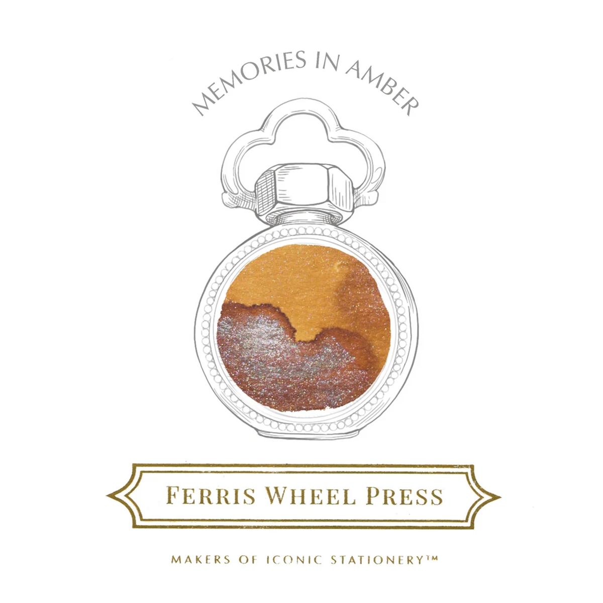 Ferris Wheel Press Ink Bottle - Veil of Chantilly - 38ml-Pen Boutique Ltd