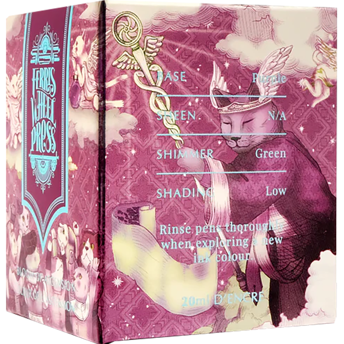 Ferris Wheel Press The Book of Knights Ink Bottle - Bloom of Ascension - 85ml - Pen Boutique Ltd