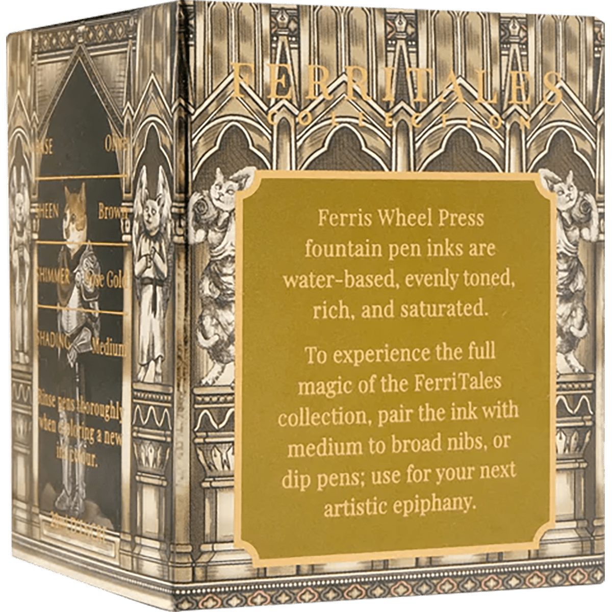 Ferris Wheel Press The Book of Knights Ink Bottle - Citadel Dust - 20ml - Pen Boutique Ltd
