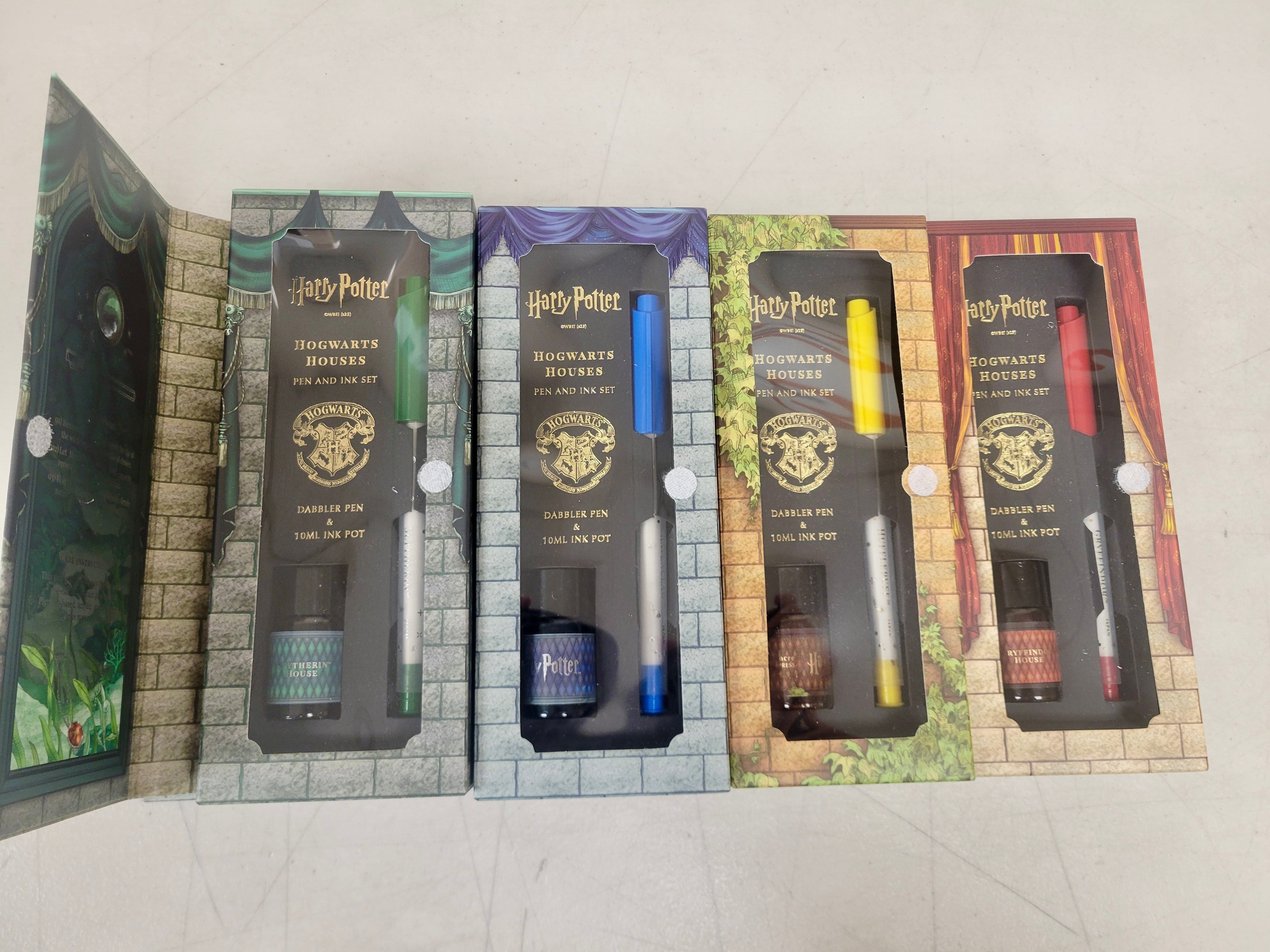 Ferris Wheel Press x WB All 4 Dabbler Pen and Ink Set - HP 4 houses of Hogwarts:-Pen Boutique Ltd
