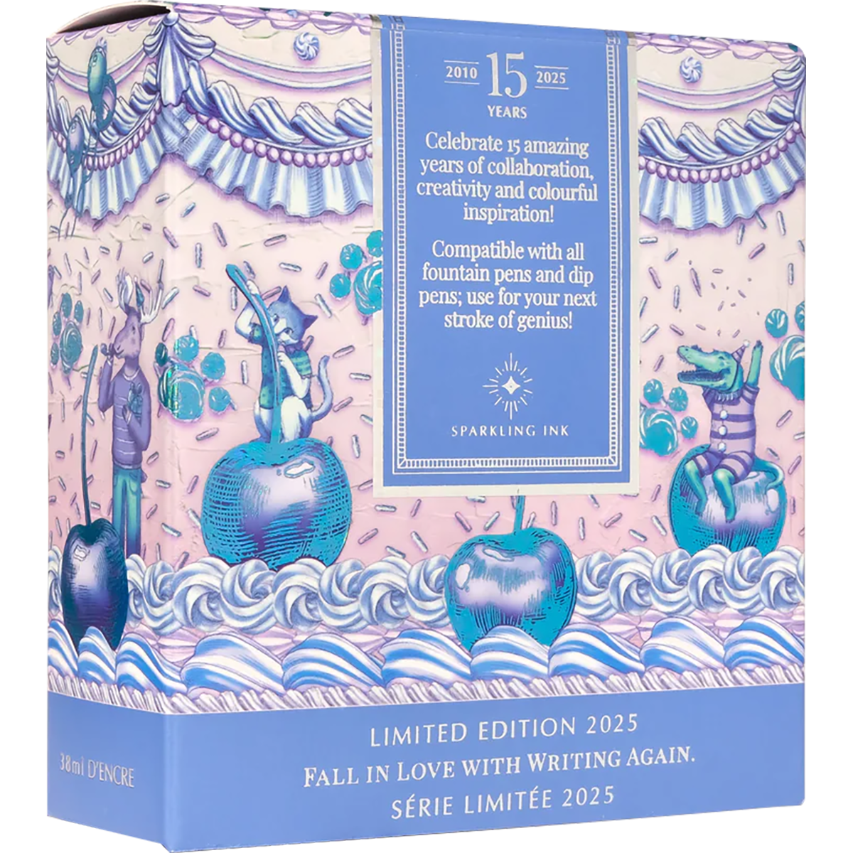 Ferris Wheel Press Ink Bottle - Blue Revelry - 38ml - Pen Boutique Ltd