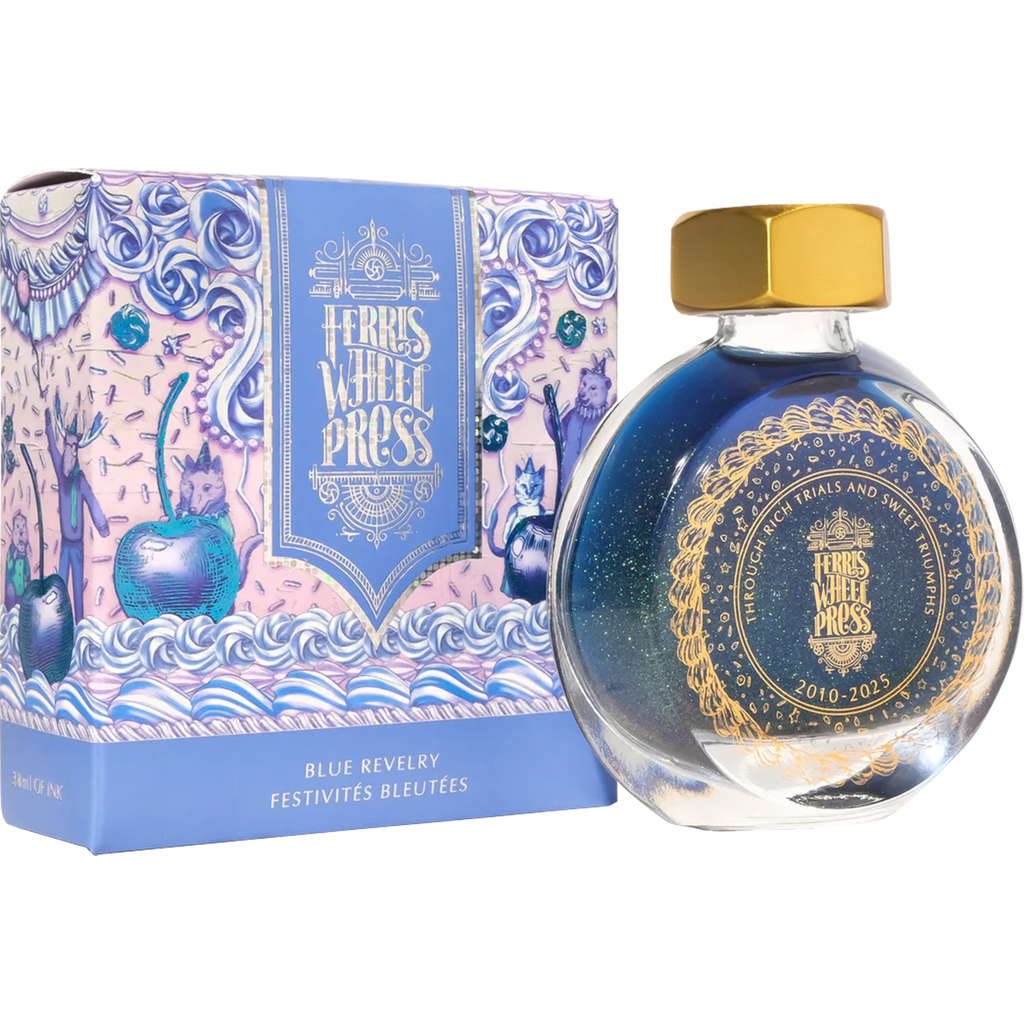 Ferris Wheel Press Ink Bottle - Blue Revelry - 38ml - Pen Boutique Ltd