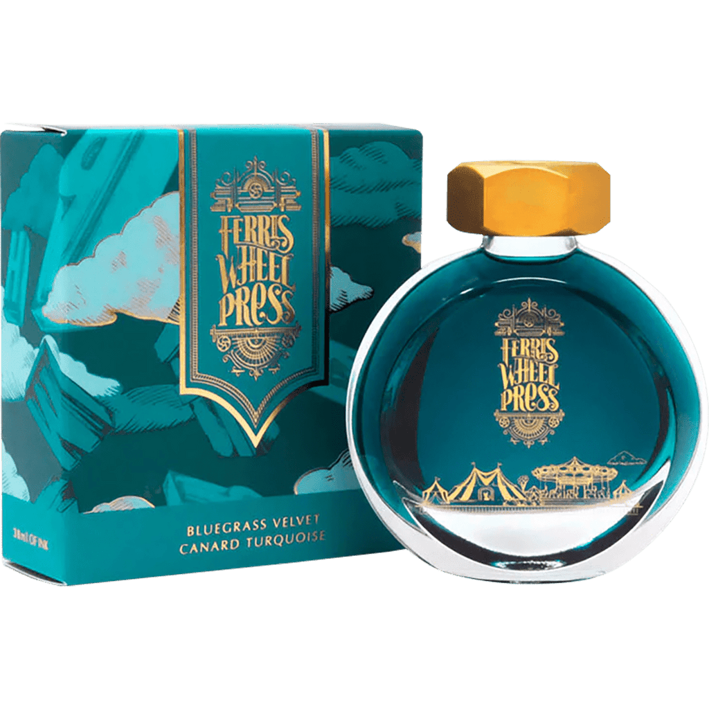 Ferris Wheel Press Ink Bottle - Bluegrass Velvet - 38ml - Pen Boutique Ltd