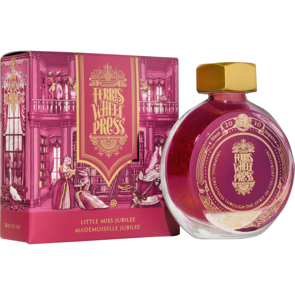 Ferris Wheel Press Ink Bottle - Little Miss Jubilee - 38ml ( Limited Edition) - Pen Boutique Ltd