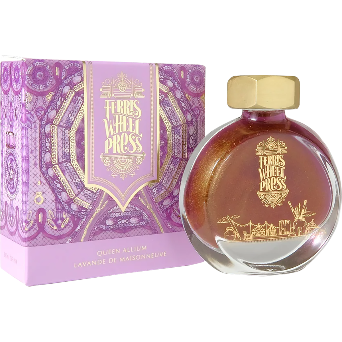 Ferris Wheel Press Ink Bottle - Queen Allium - 38ml - Pen Boutique Ltd
