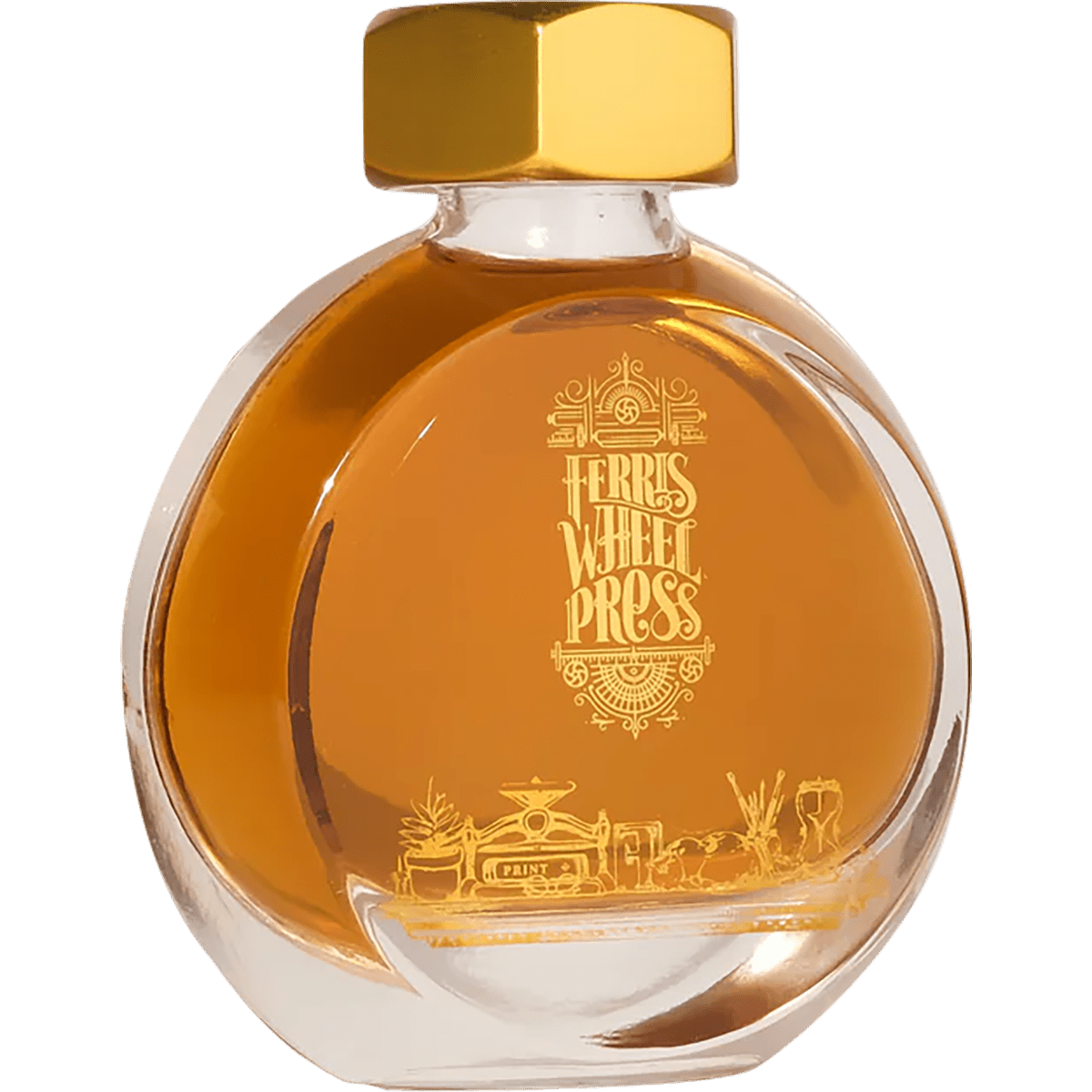 Ferris Wheel Press Ink Bottle - Russet Typecase - 38ml - Pen Boutique Ltd