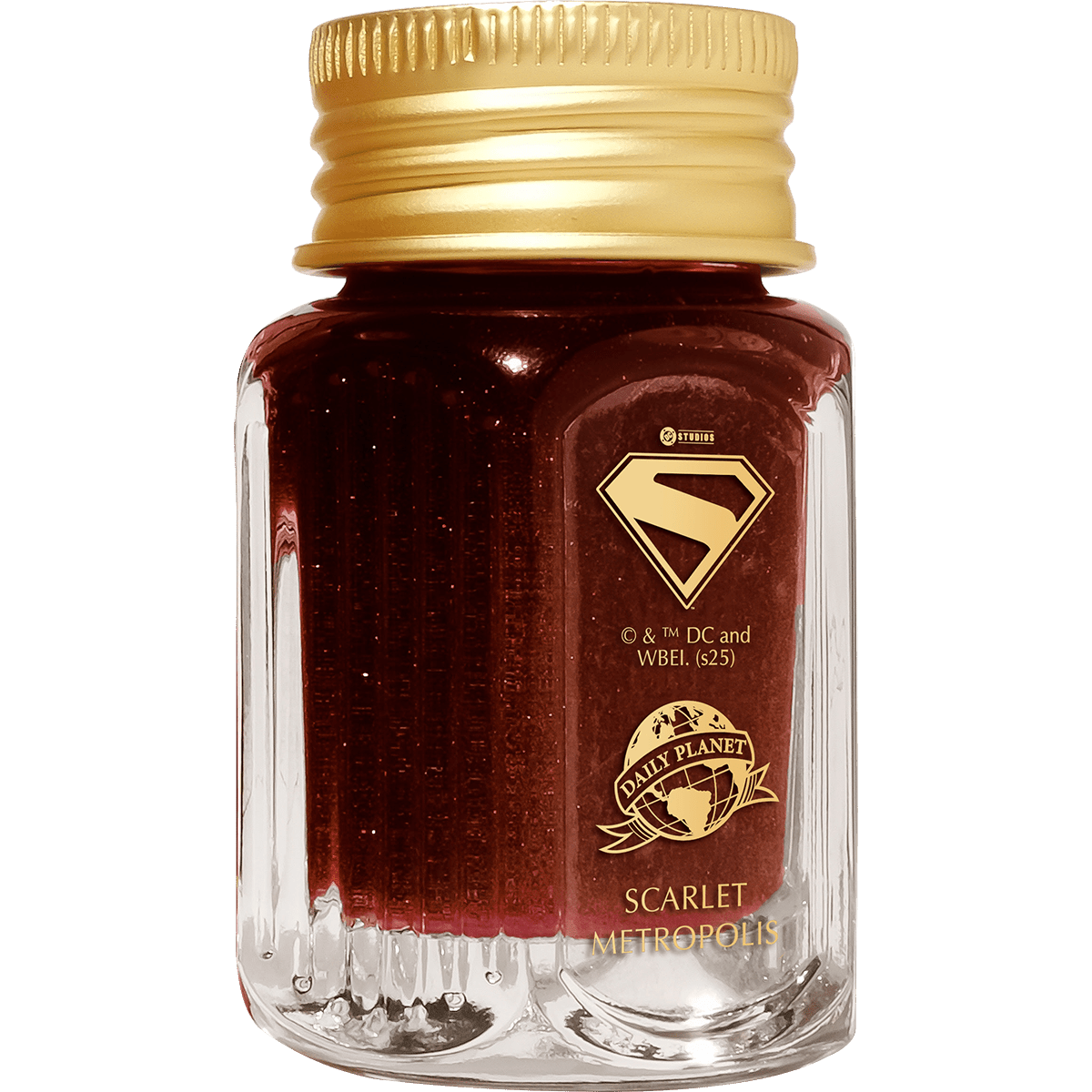 Ferris Wheel Press x Superman Ink Bottle - Scarlet Metropolis - 28ml - Pen Boutique Ltd